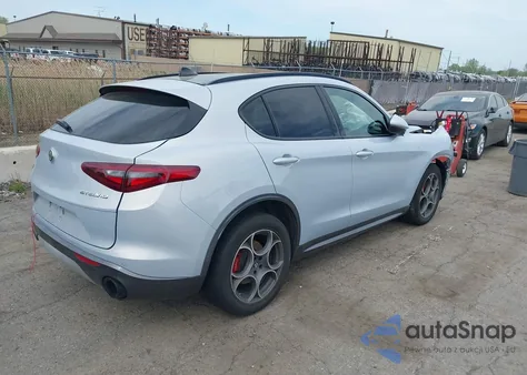 2023 Alfa Romeo Stelvio Ti Awd from USA, damaged, VIN ZASPAKBN6P7D57689